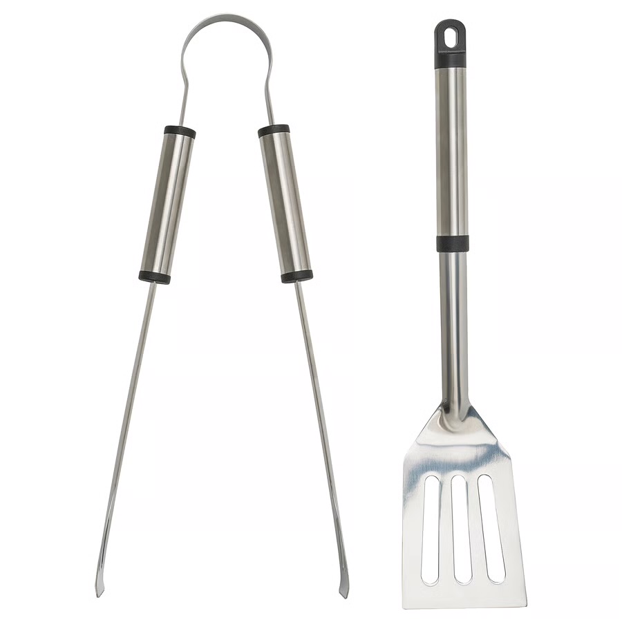 کفگیر و انبر فلزی GRILLTIDER ایکیا